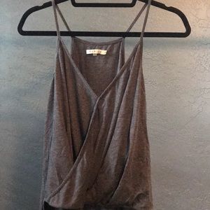 Gray Flowy Tank S